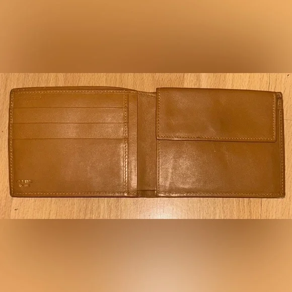 ⭐️CELINE PARIS WALLET⭐️ Elegant Vintage Luxury Brown Leather Wallet - Picture 2 of 7